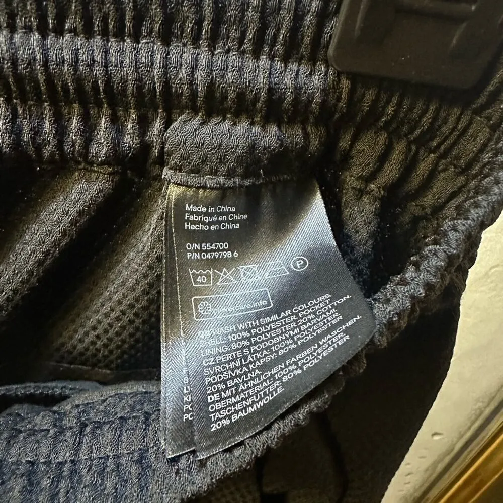 H&M Black Straight Pull On‎ Elastic Waist Pants Slacks Size 8 - Image 3