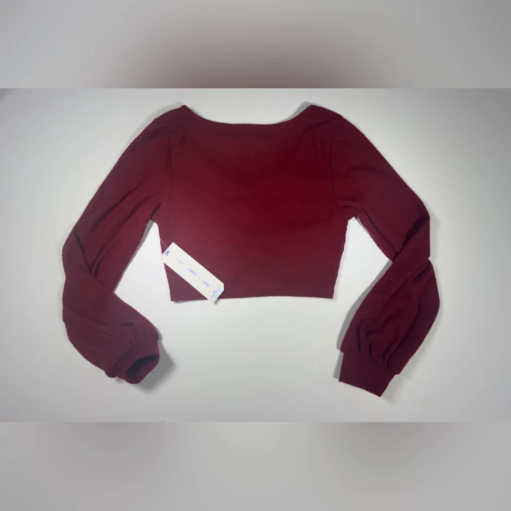 Almost Famous Burgundy Wrap Blouse 🍷 - Image 8