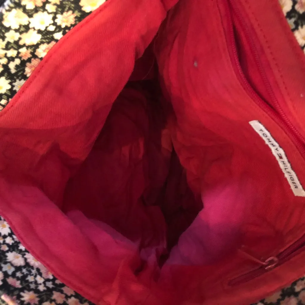 Tommy Hilfiger floral cotton tote bag. - Image 5