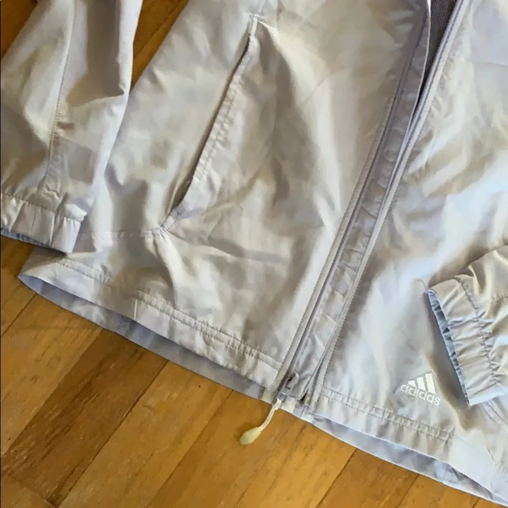 Lavender Adidas windbreaker size s - Image 3
