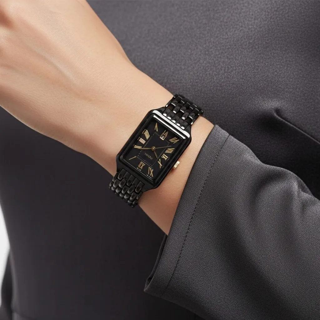 NWT Authentic Fossil Raquel Quartz Black Dial Women's Watch - Image 2