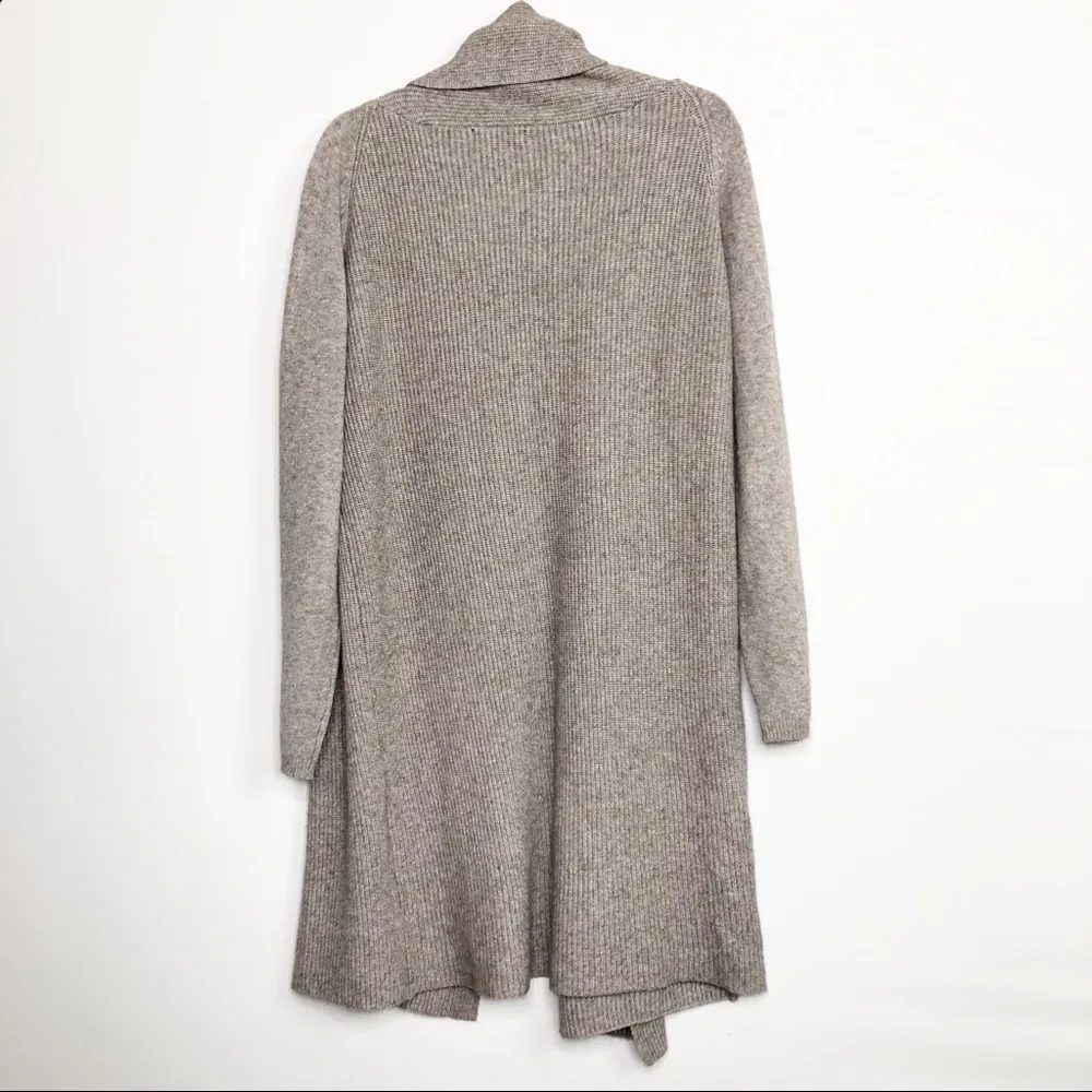 SISTERS brown ripped open closure duster cardigan Size L - Image 2