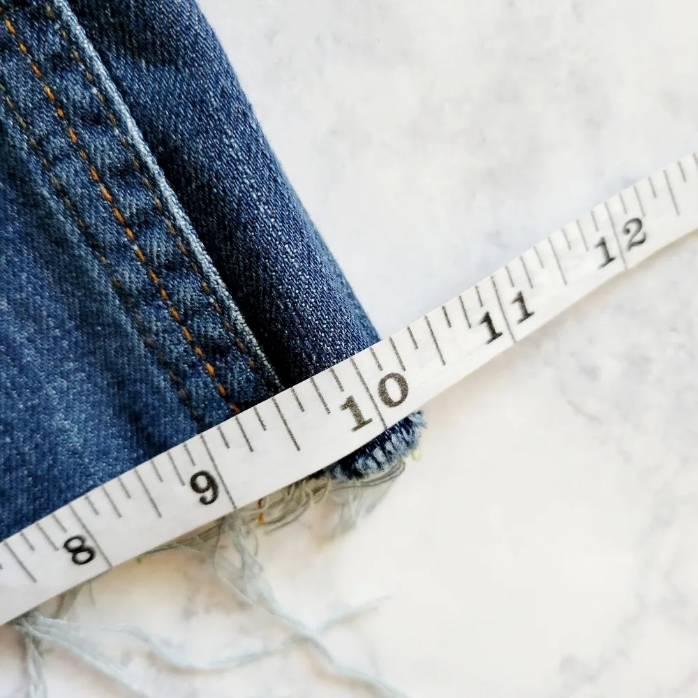 Next slouch wide leg cropped jeans size 12 - Image 13