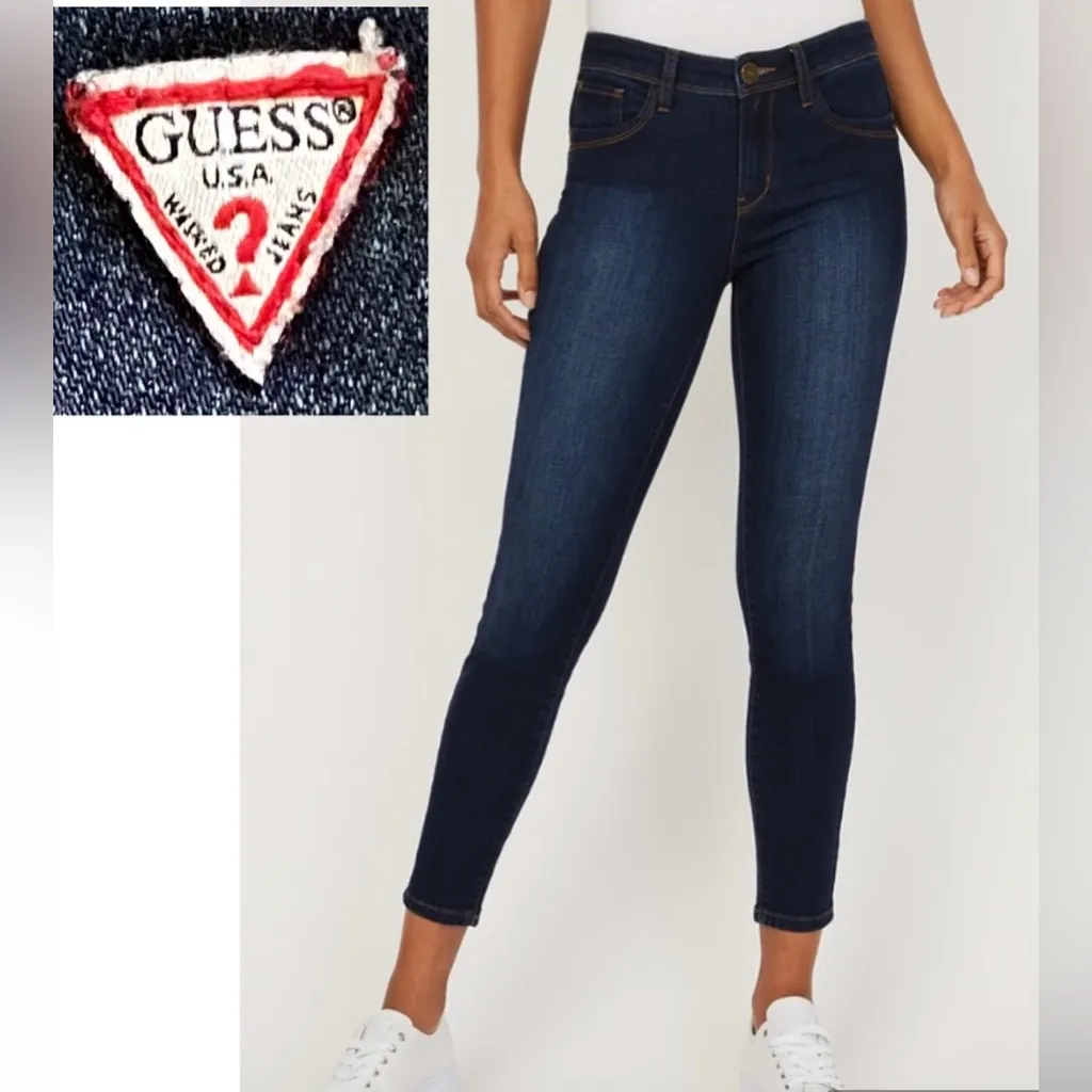 Guess Women’s‎ Sz 27 Beyla Curvy Mid Rise Skinny Jeans - Image 2