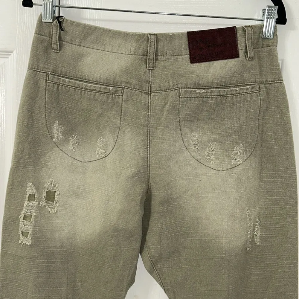 One Teaspoon  Green Relaxed Pants(Size 24) - Image 6