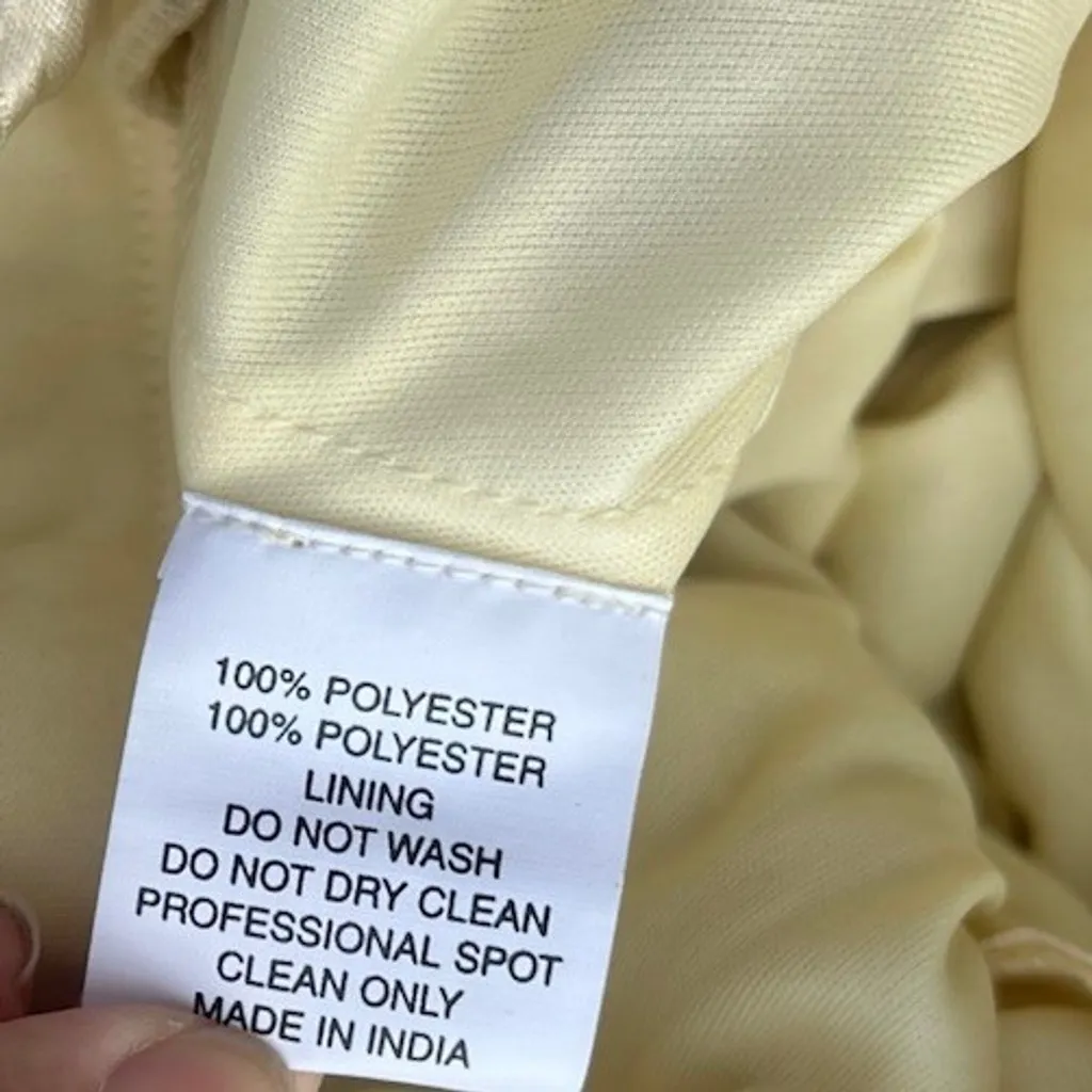 Mac Duggal 93752 Embellished Halter Pearl Neckline Porcelain Column Gown 10 Gala - Image 8