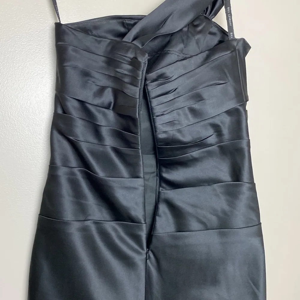 Bill Levkoff Black One Shoulder Dress‎ - Image 8