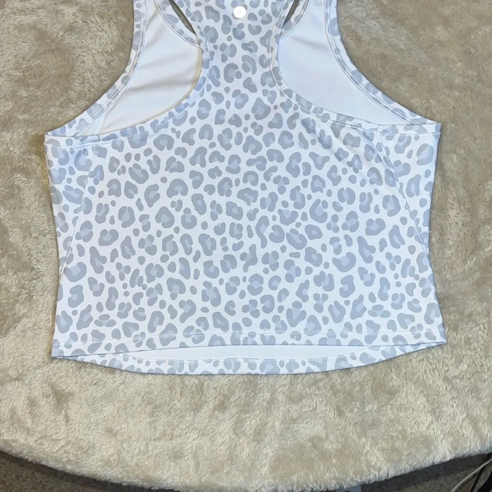 90 Degree By Reflex‎ Gray Leopard top Size M - Image 3