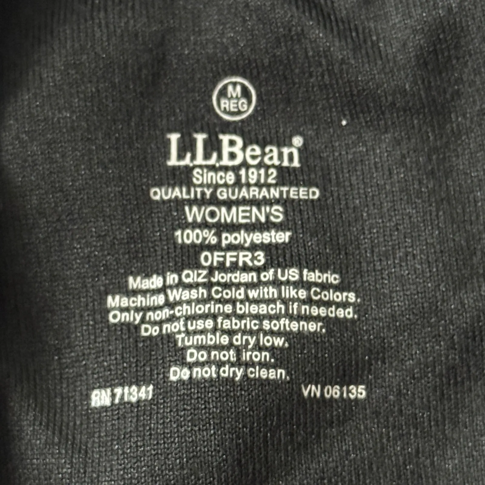 LL Bean Pants Womens Black Pull On Crop Medium Casual Comfort Layering Neutral - Image 6