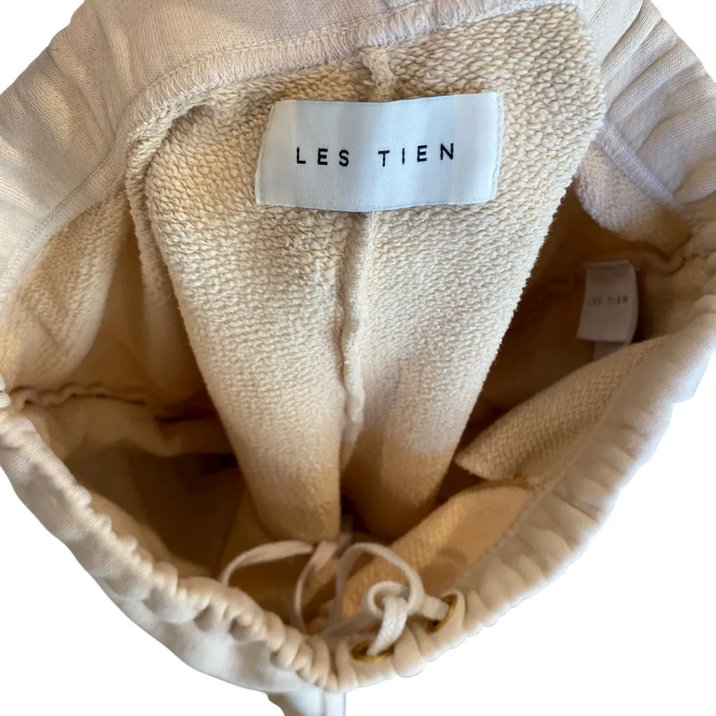 Les Tien Sweat Set In Cream Hoodie & Sweatpant Joggers XS - Image 12