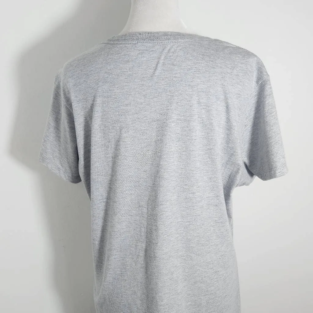 MTV Short Sleeve Gray Tee with Tie - Image 5