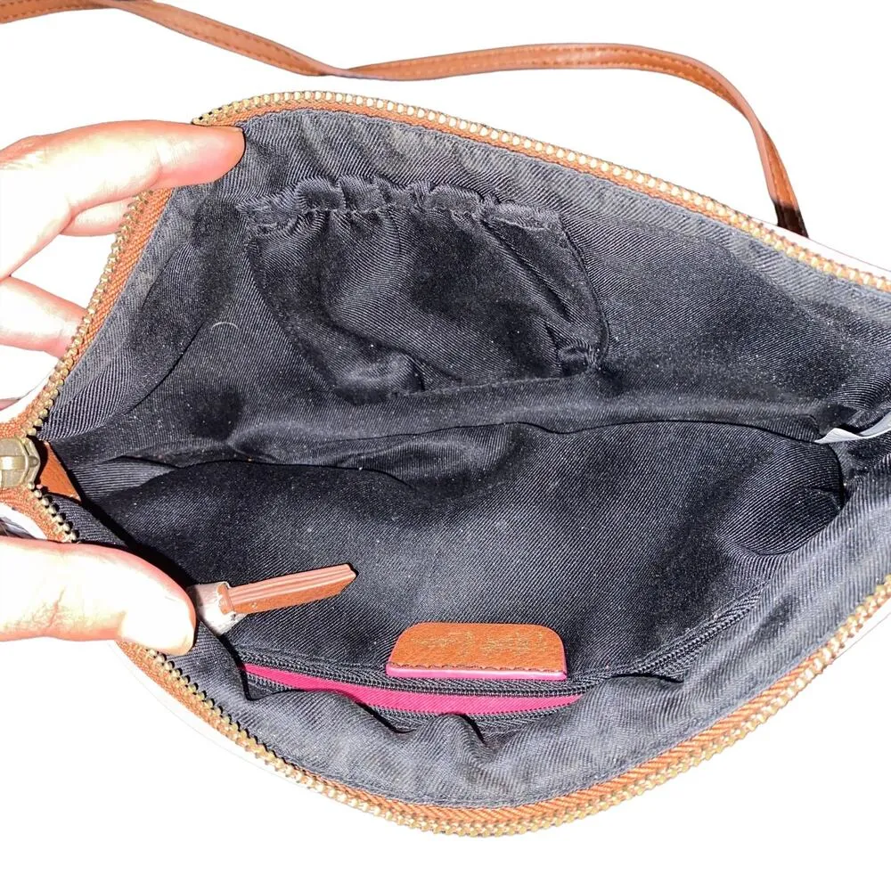 Elliott Lucca Pastel Multicolored Striped Crossbody Purse Women's Bag - Image 6