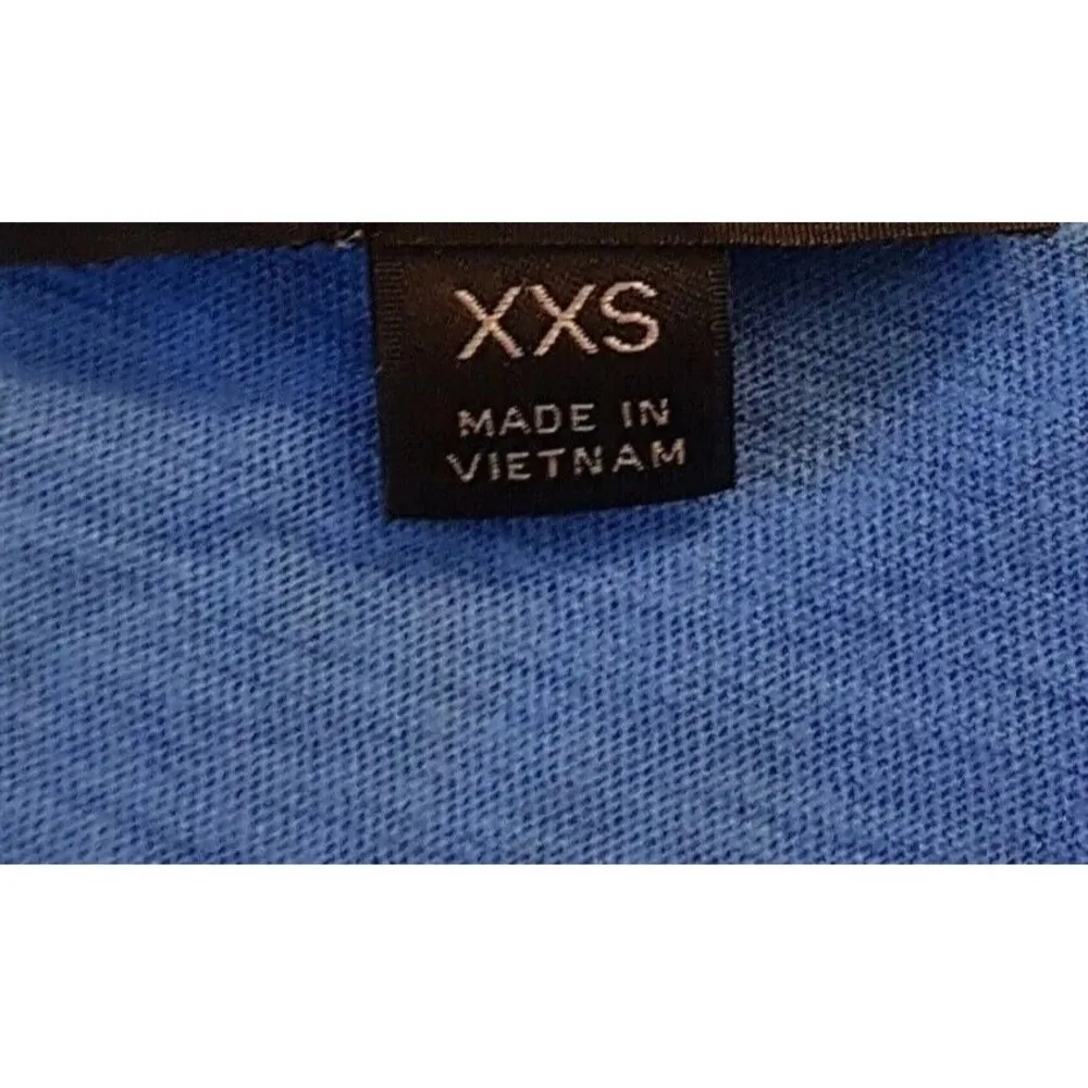 J Crew Womens Blouse Sz XXS Randy Raglan Tee Shirt Baseball Short Sleeve Striped - Image 8