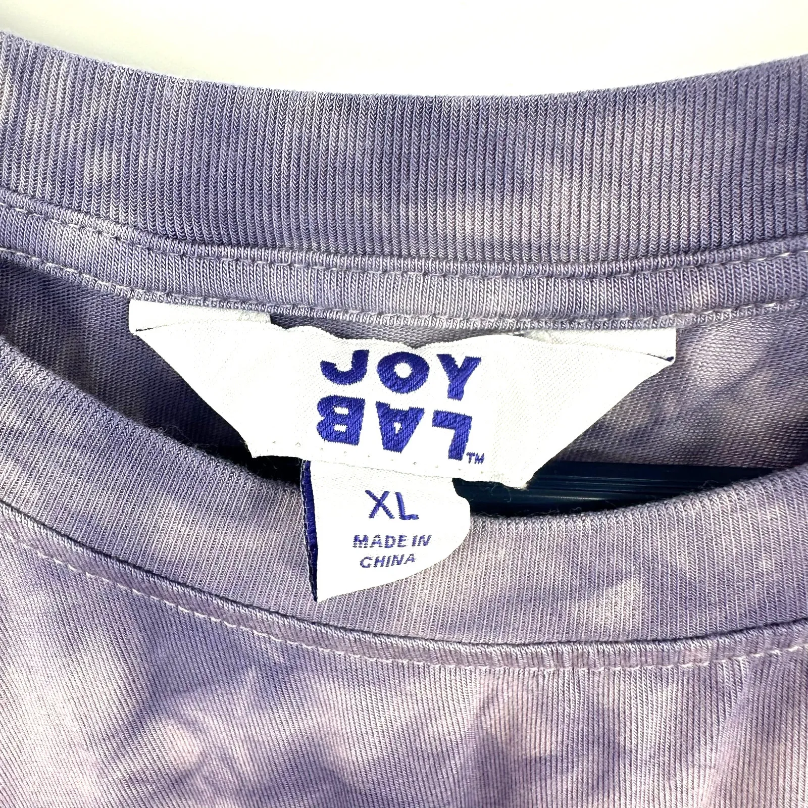 Joy Lab Size XL Shirt Blue Tie‎ Dye Sleeveless Crop Top Summer Hippie Casual - Image 3
