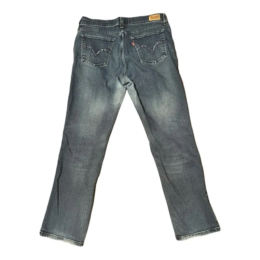 LEVI’S 505 Women’s Mid Rise Straight Leg Denim Jeans Size 32 - Image 3