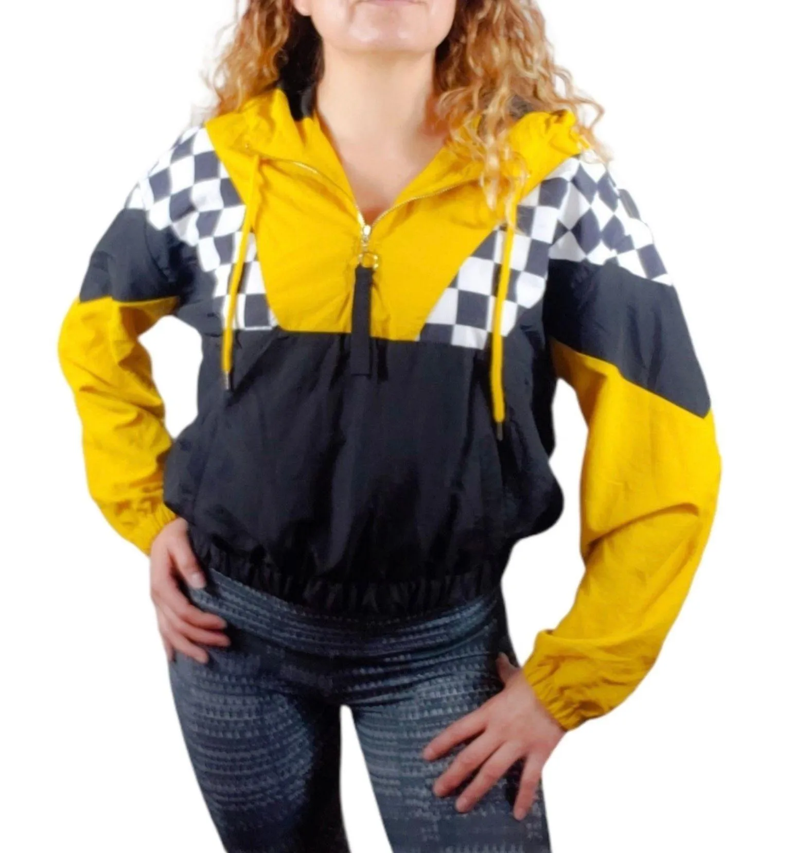 Ashley Vintage 90s Black & Yellow Windbracker M. Multiple Size M - Image 3