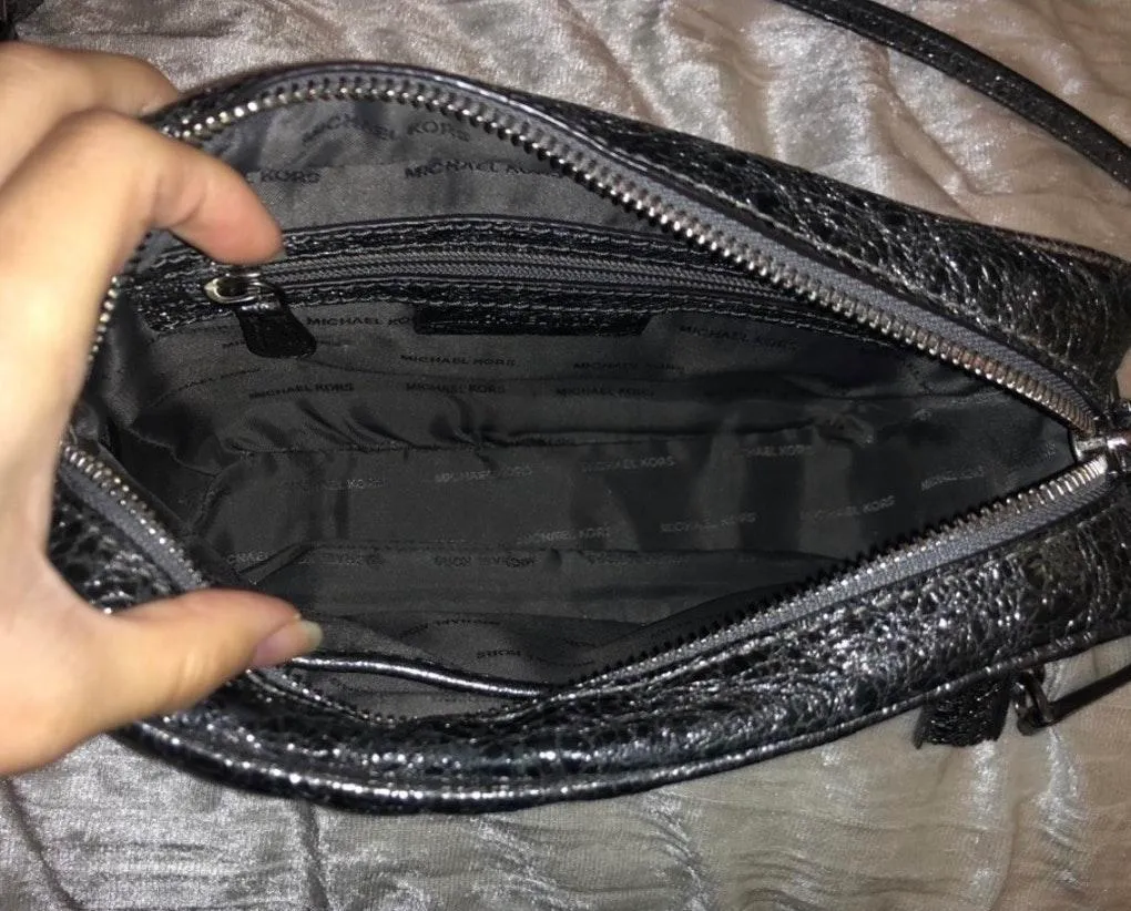 Silver Crossbody Bag - Image 2