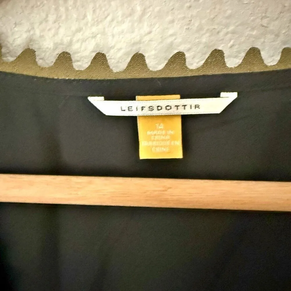 LEIFSDOTTIR x ANTHROPOLOGIE | Sani Lace Jumpsuit Moss Sleeveless Pockets | 14 - Image 4