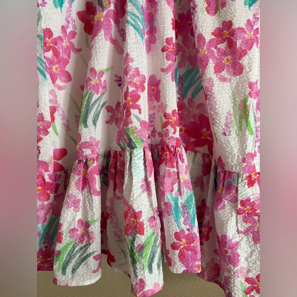 Urban Revivo Pink Floral Print Mini Dress NWT Size 4 - Image 2