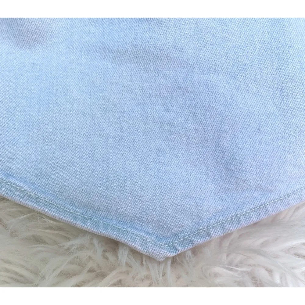 NWT Zara Denim Triangle Bottom Crop Top - Image 7