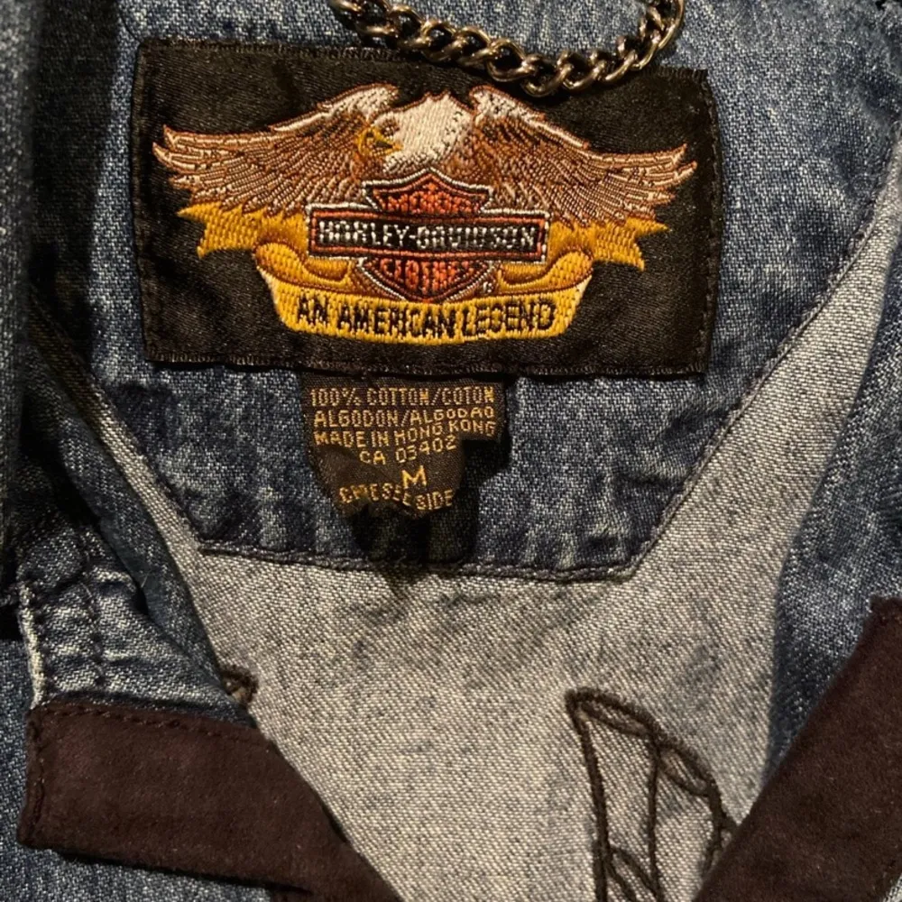 Harley Davidson Denim Vest med - Image 6