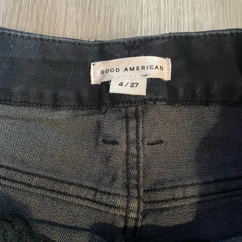 NWT GOOD AMERICAN Good Waist Maternity High Rise Skinny Jeans Dark Wash 4/27 - Image 5