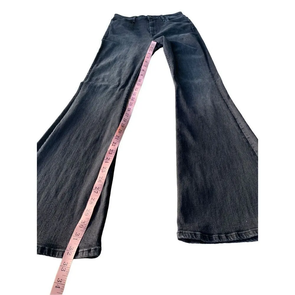 Hudson Black Heidi Rogue High-Rise Flare Nebula Jeans - Image 16
