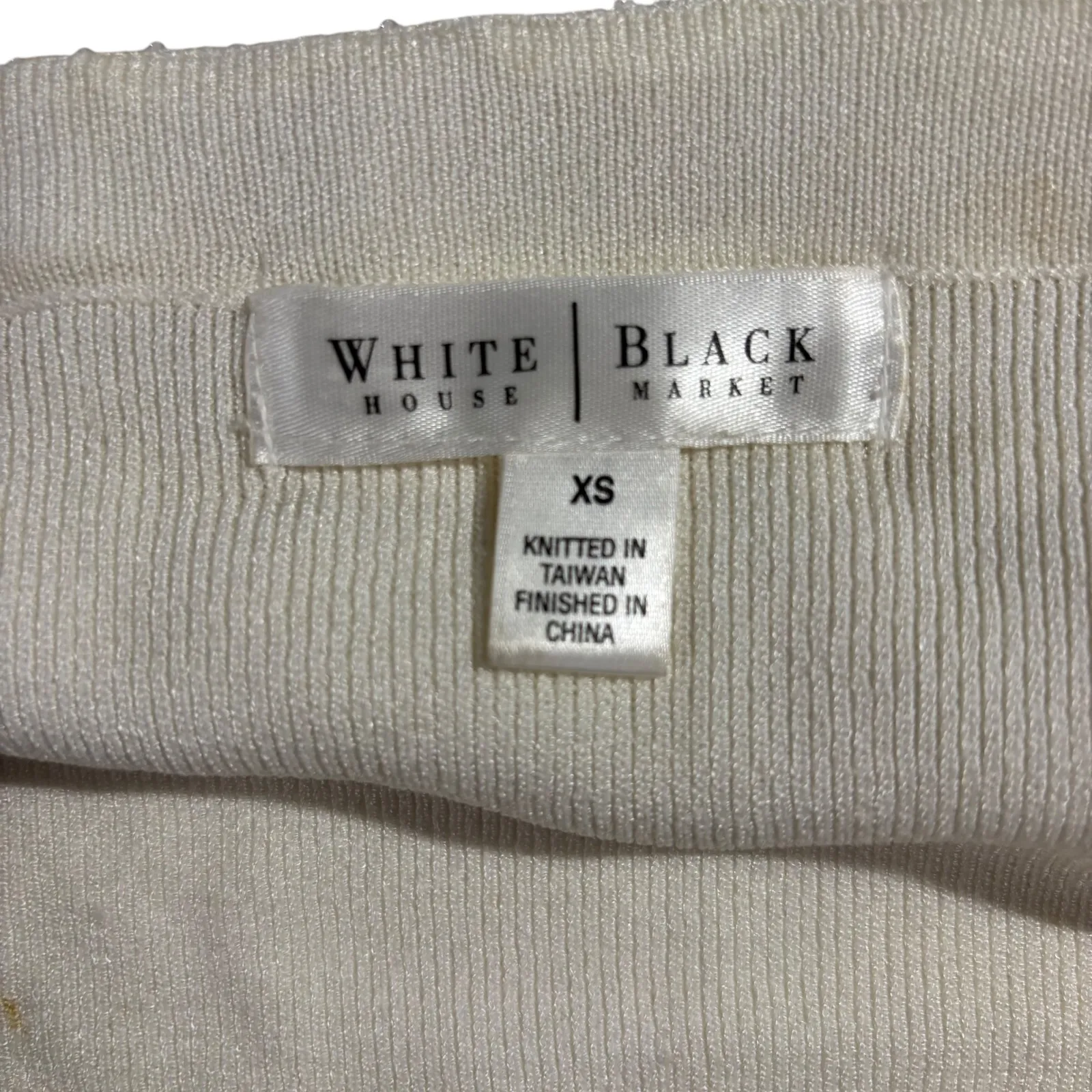 White‎ House Black Market WHBM Sequin Top Off Shoulder Ruffle XS* - Image 6