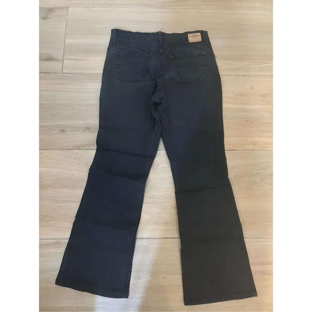 Levi's At the Waist Boot Cut Dark wash Jeans size 12- 28.5 inseam - Image 2