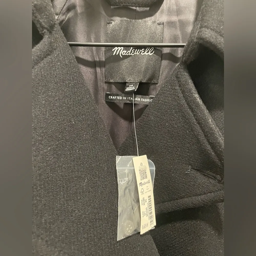 Madewell Double-Breasted Trench Coat Size L - Image 6