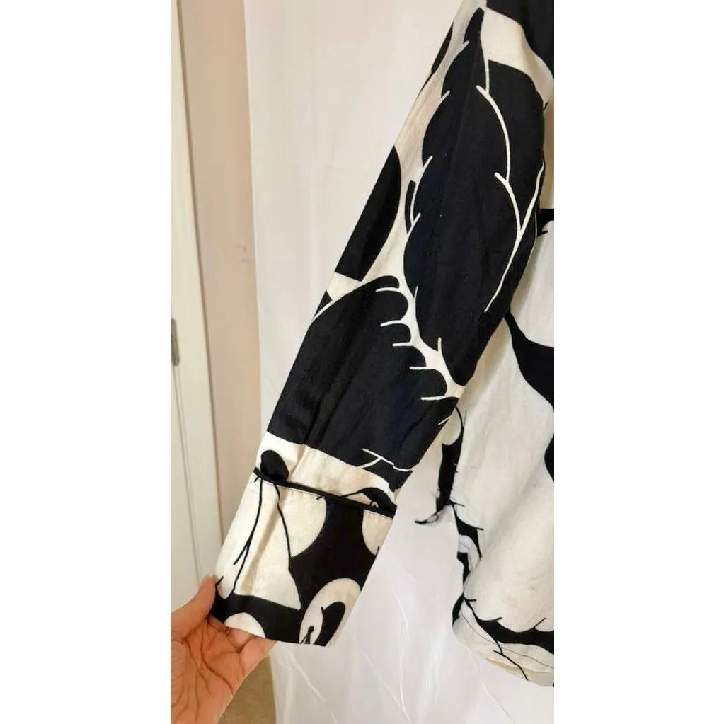 Cecilia Pettersson for Anthropologie Wide-Leg Flannel Pyjama Set sz. XS/XXS - Image 9