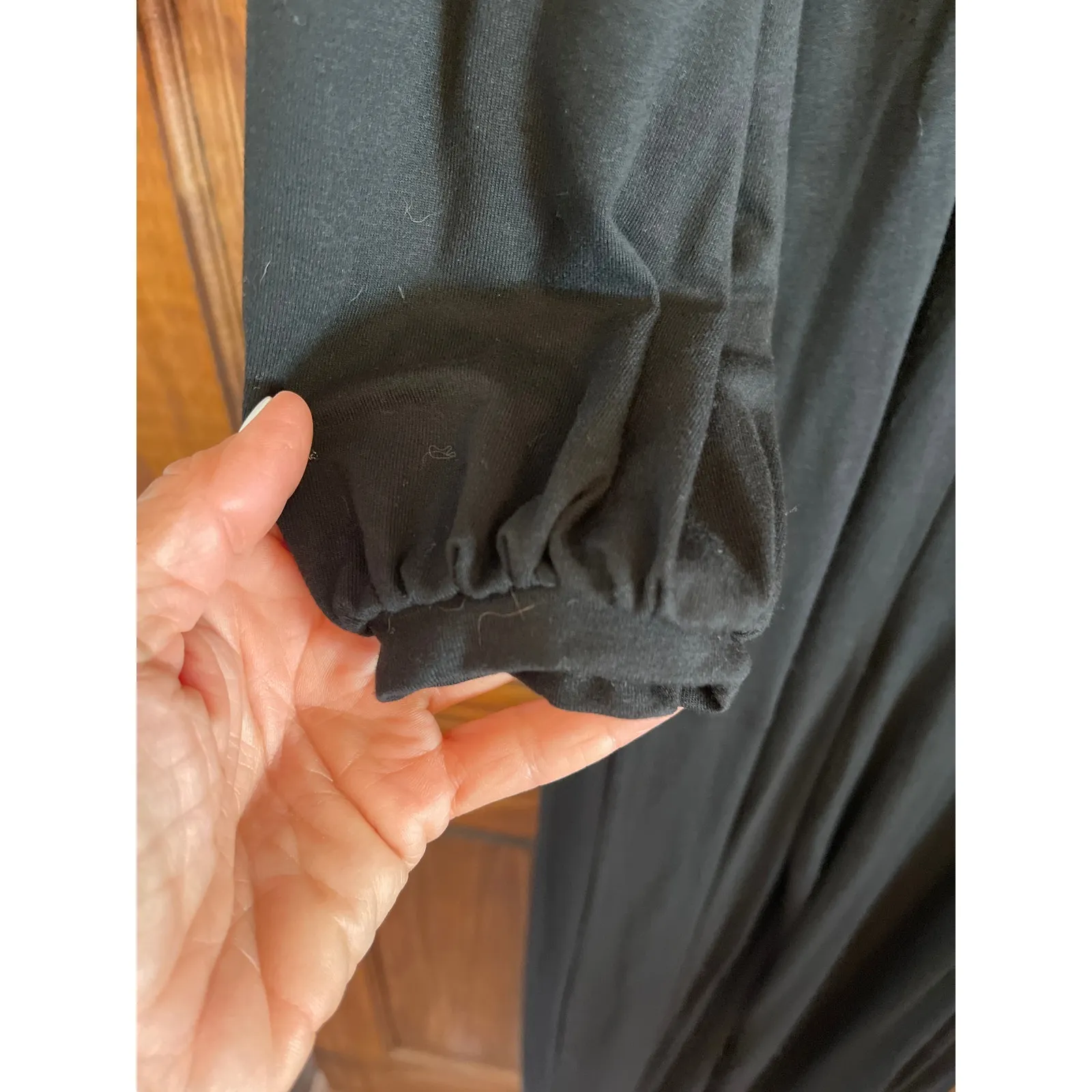 Free People Beach Black Sunday Stroll
Wide Leg One Sleeve Jumpsuit Small - Image 5