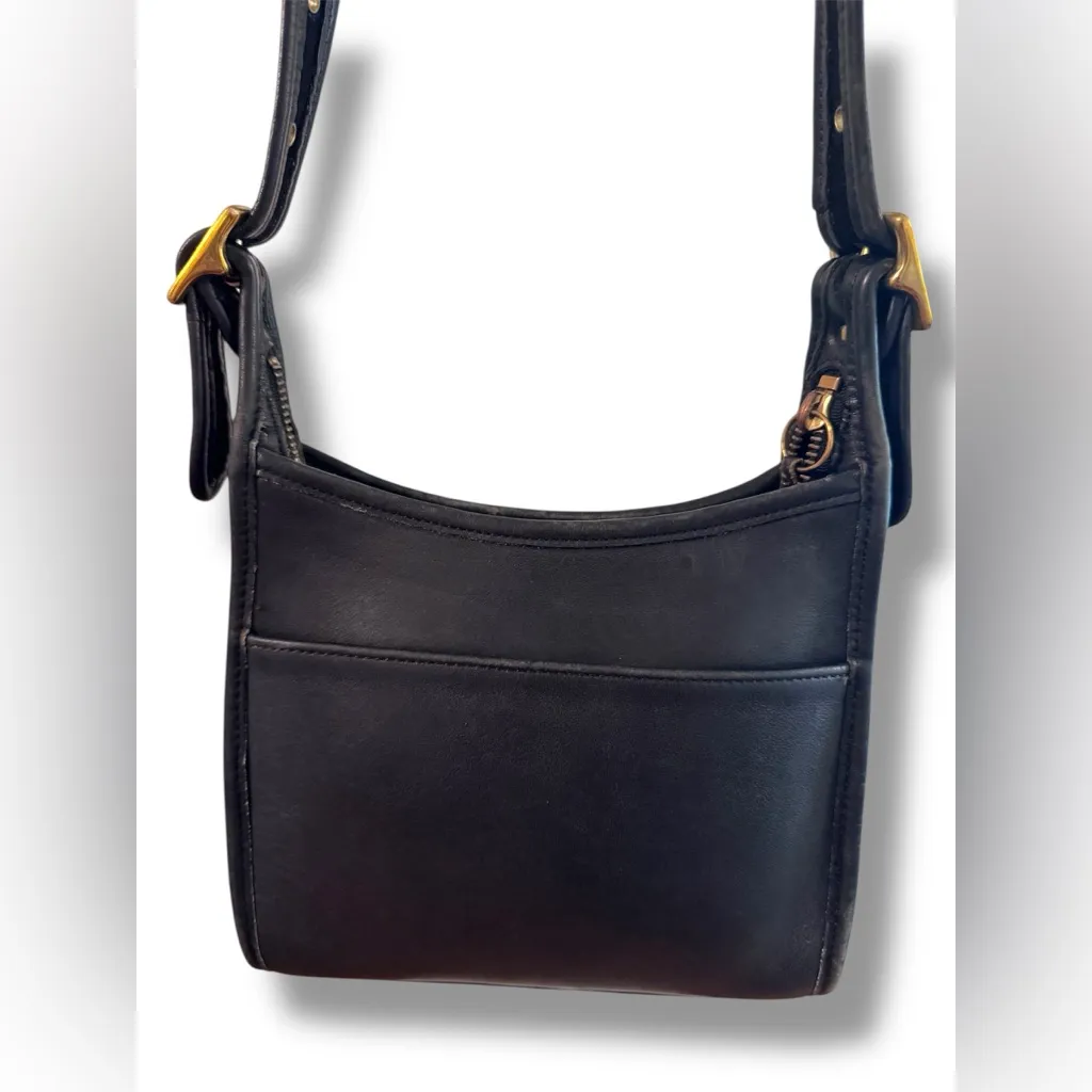 Vintage Coach Legacy Small Zip Black Leather Crossbody - Image 2