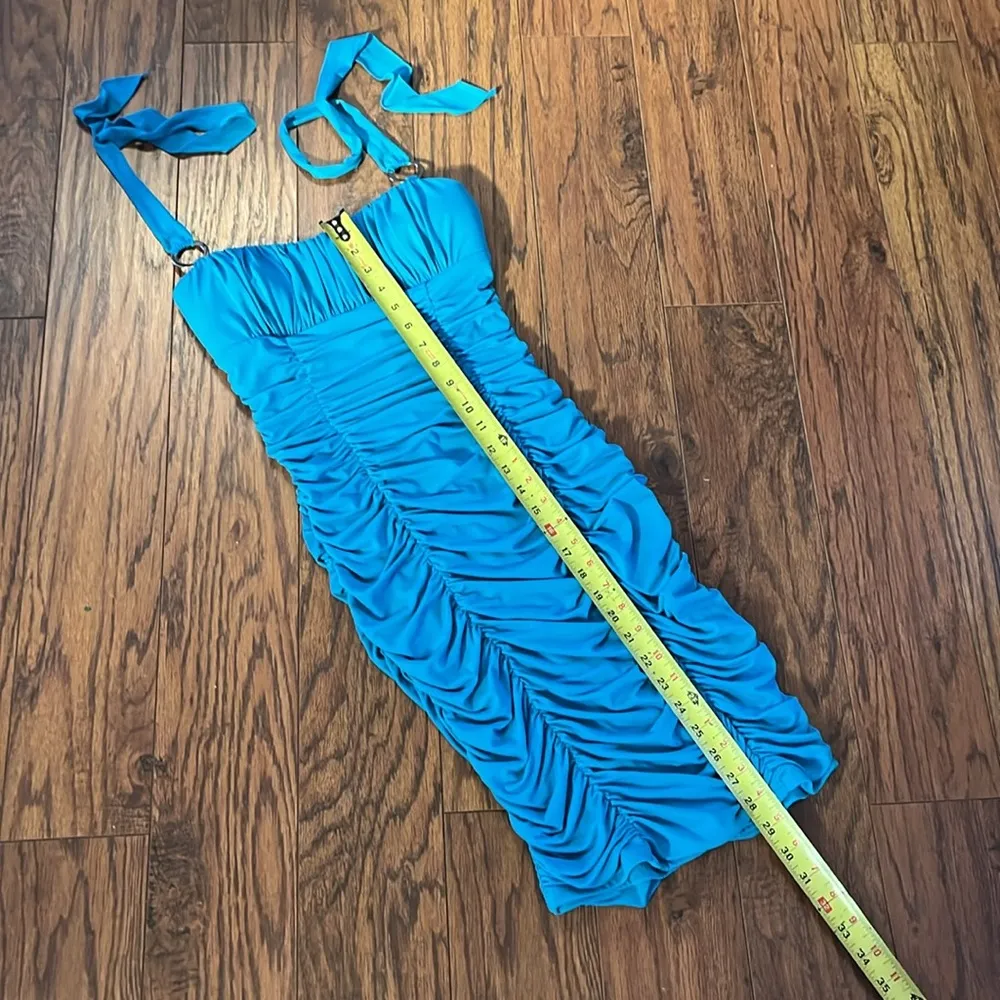 Beautiful, sexy dress! Stretchy! Blue Size XS - Image 11