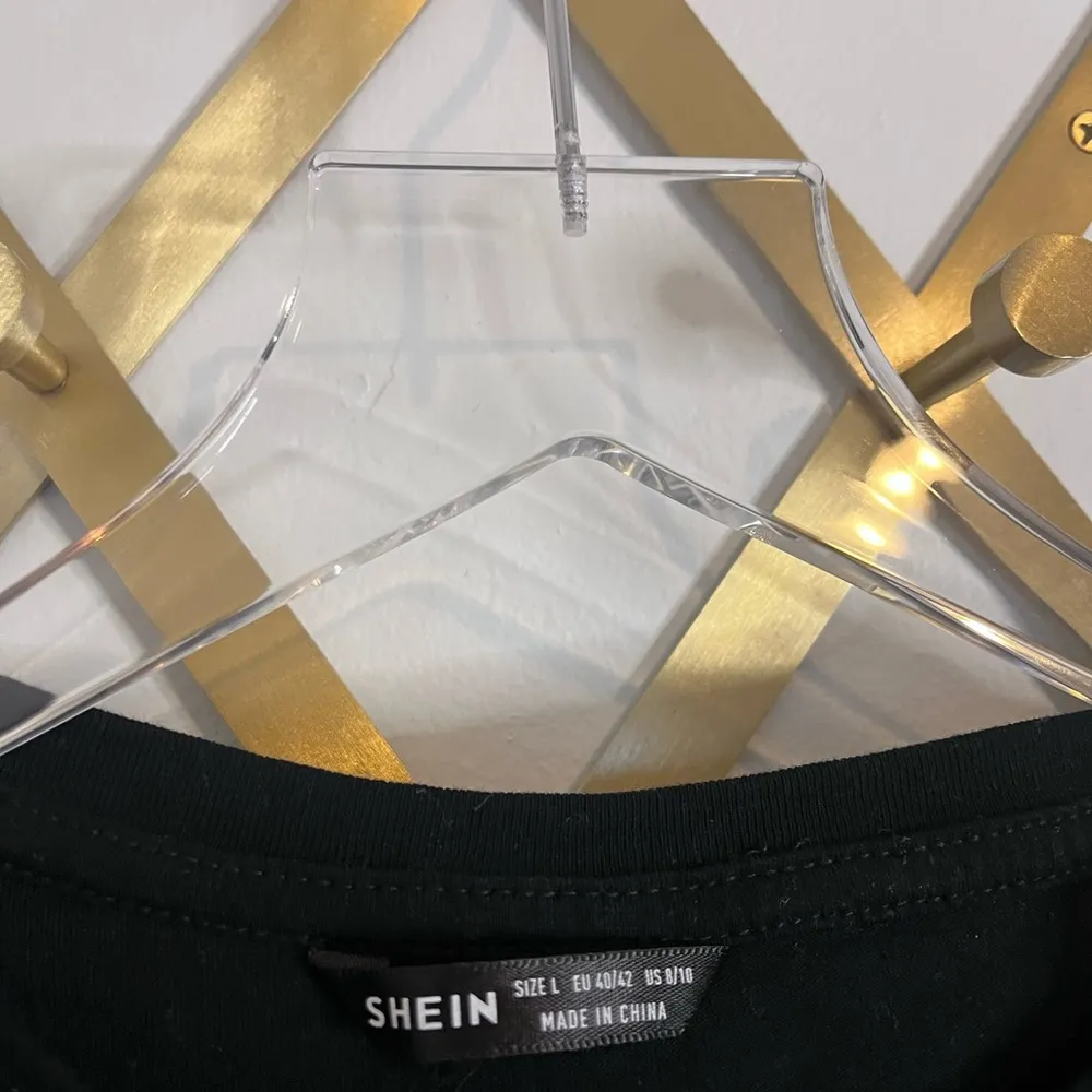 SheIn  Drinking Skeleton Tee Black - Image 2