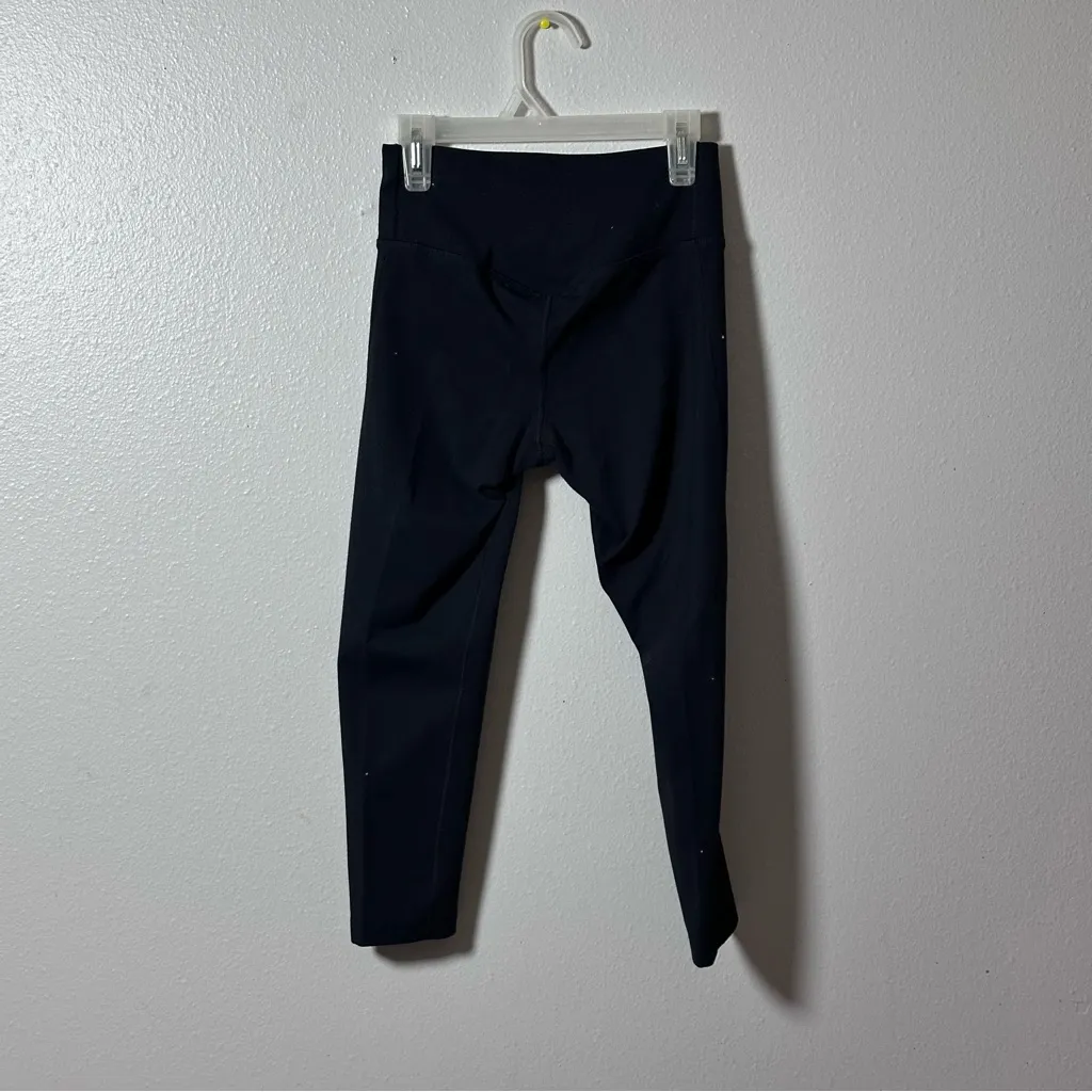 Nike Women Dri-Fit Capri Leggings‎ Black Athletic Size XS - Image 4