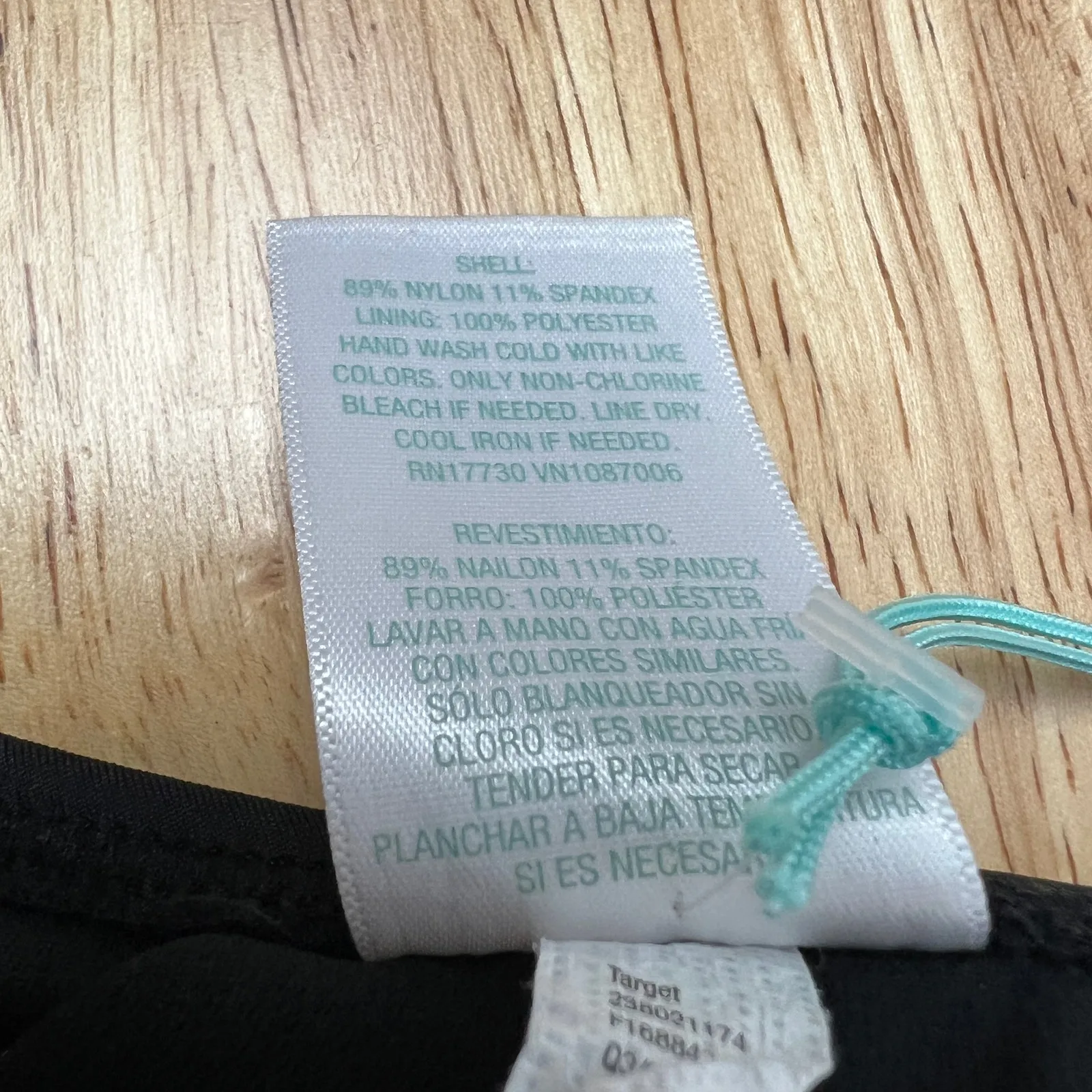 Kona Sol Women's Black Faux Wrap Halter Bikini Top - Size Small - NWT - Image 3