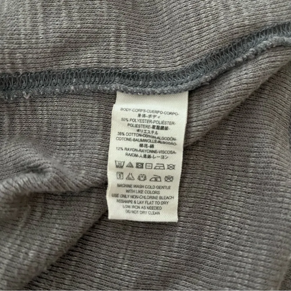 Free People We The Free Taupe Brown Split Back Turtleneck Knit Sweater Size M - Image 13