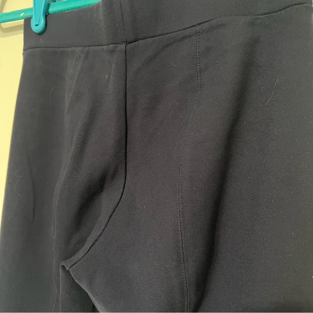 Max Studio Weekend Navy Blue Cropped Leggings Pants Size XS - Image 8