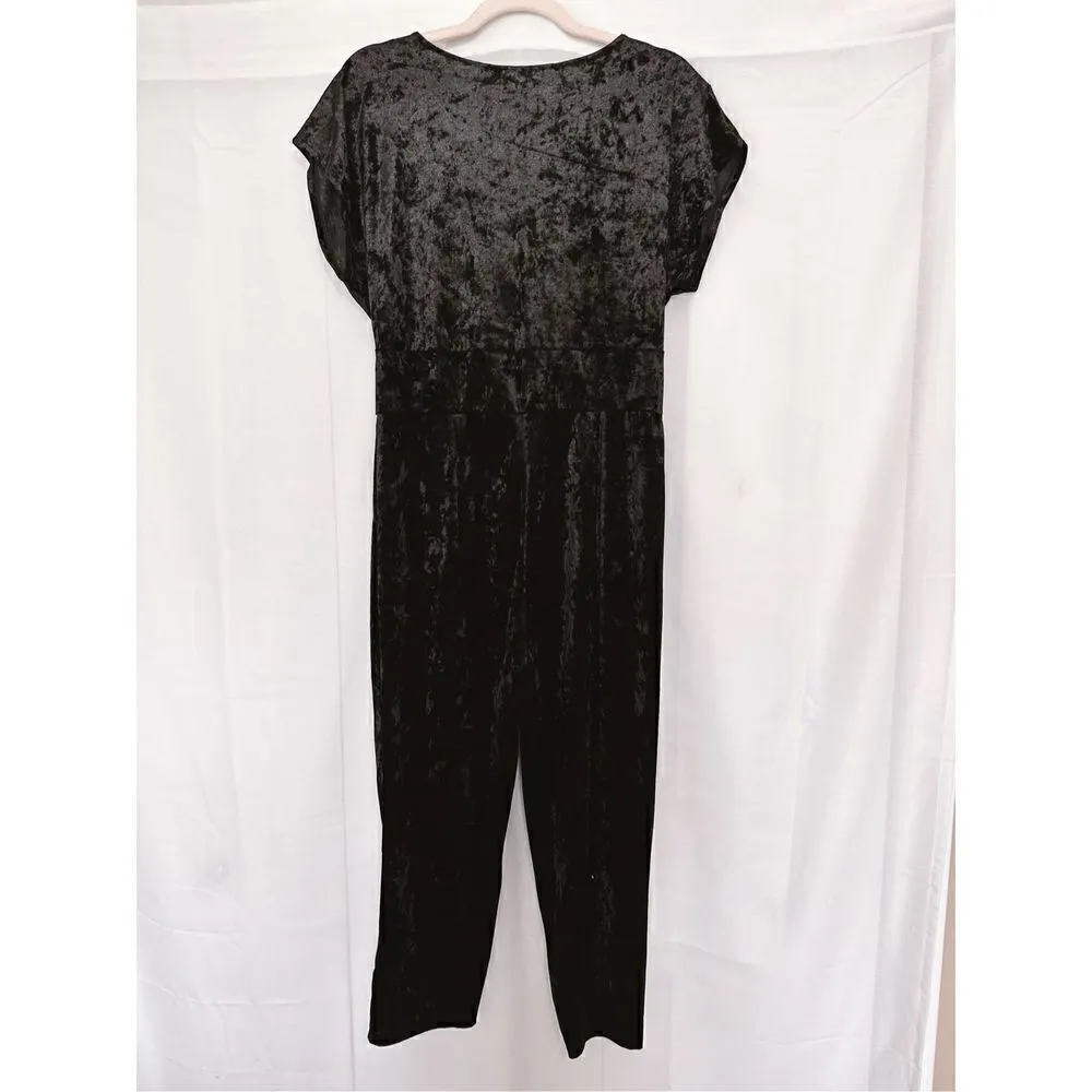 Velvet romper Black Size L - Image 3
