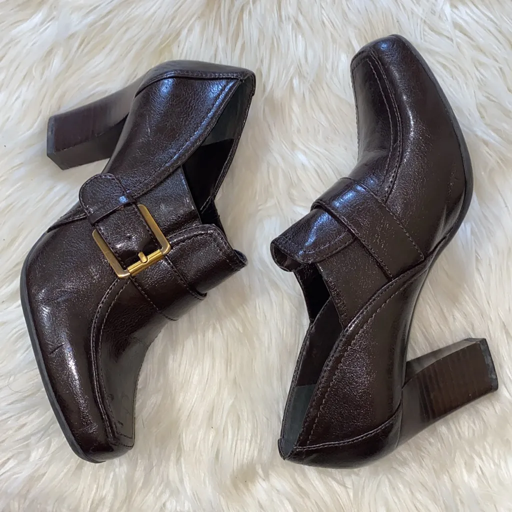 Franco Sarto Brown Heels - Image 2