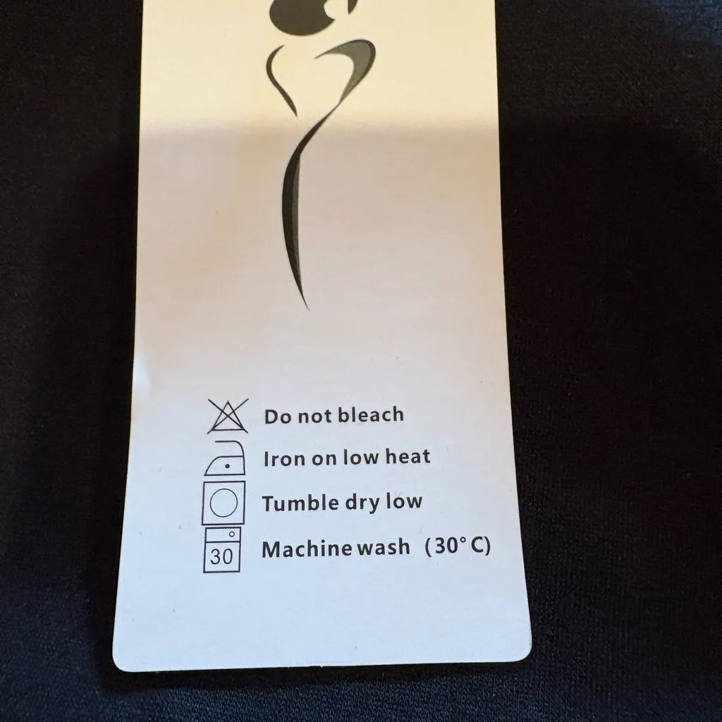 OFEEFAN Womens Fall Long Sleeve Mock Neck Dress Women’s L NWT Black Size L - Image 9