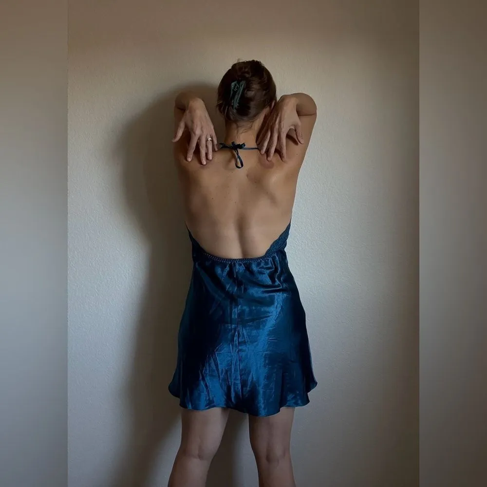 Fredrick’s Of Hollywood Halter Lingerie Lace XL Leg Slits - Image 7