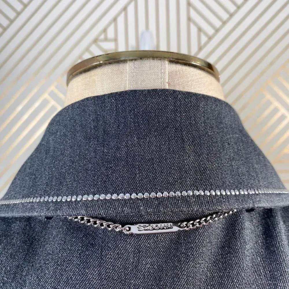 St. John Sport by Marie Gray Zip Studded Blazer‎ Size M - Image 10