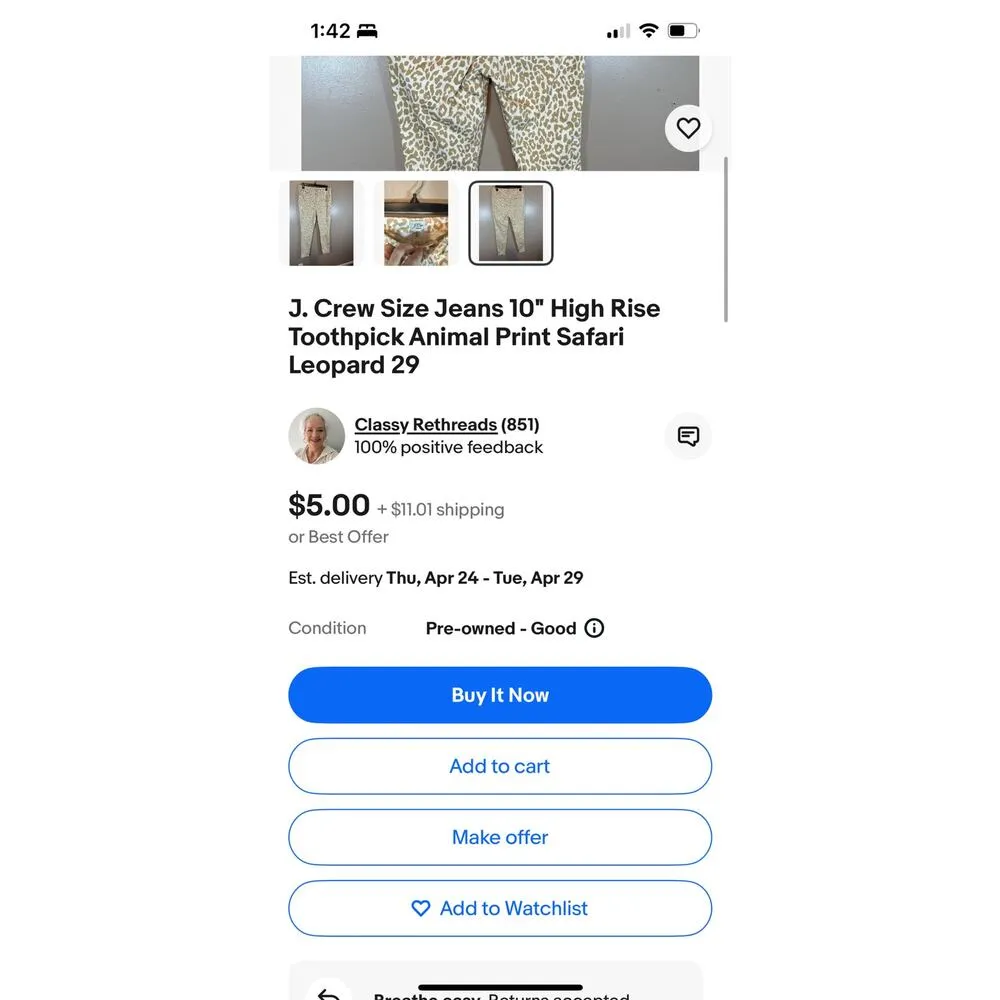 J.Crew Safari Leopard High - Image 5