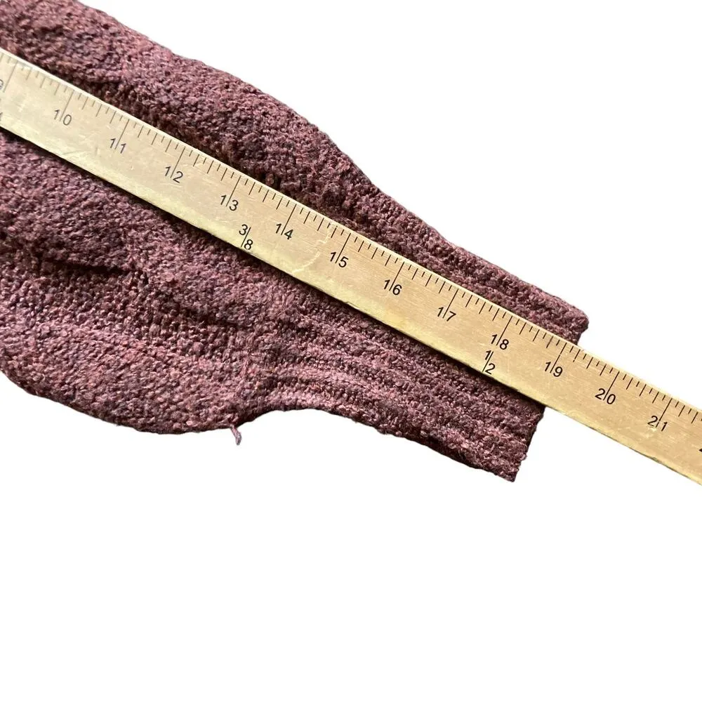 NWT Pink Rose Beattle Brown Knit Sweater Size Small - Image 8