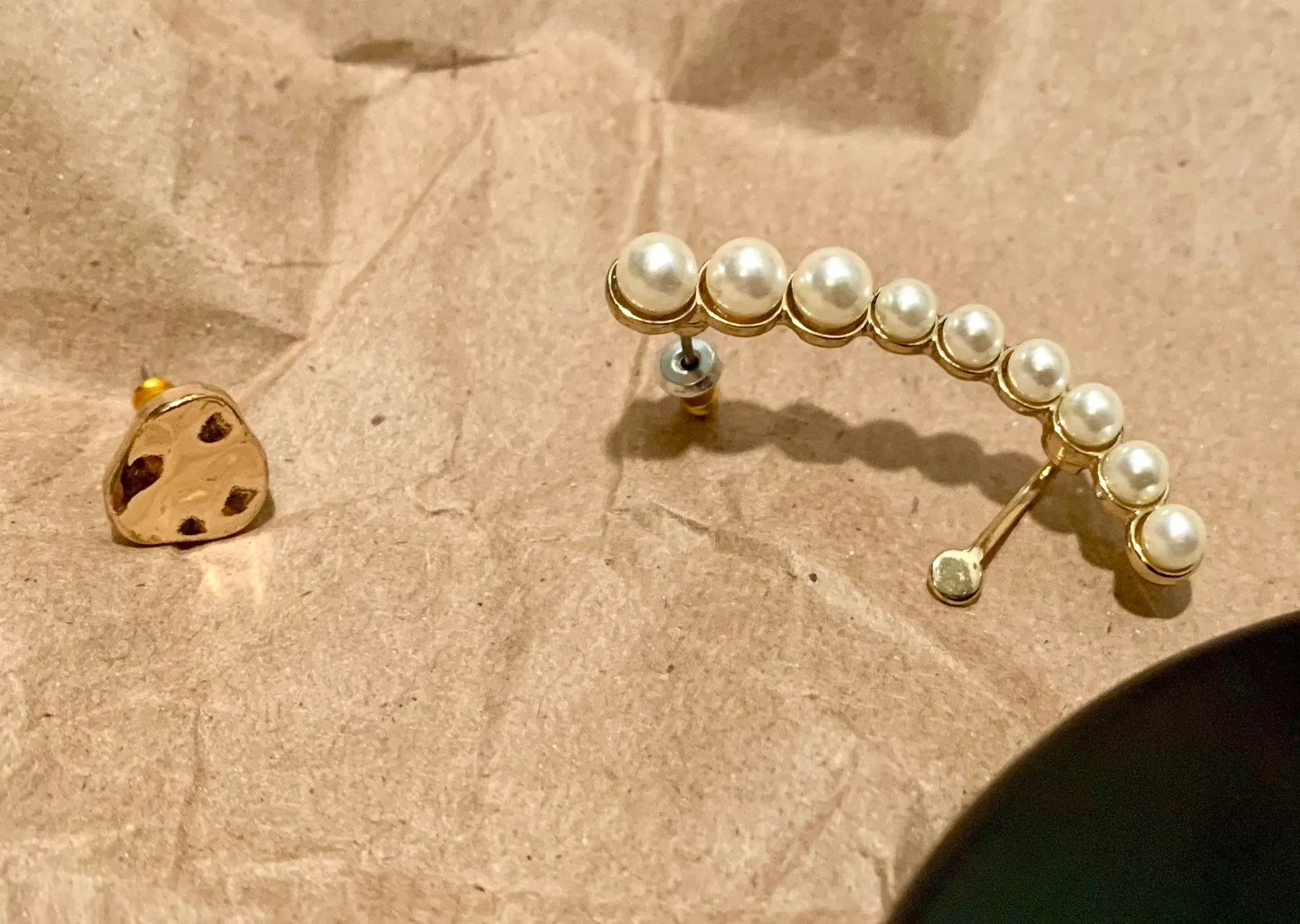 Pearl Ear Climber Ear Wrap - Image 2