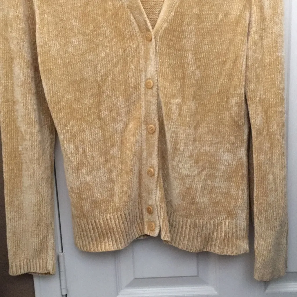 FINAL MARKDOWN Ladies chenille cardigan medium - Image 3