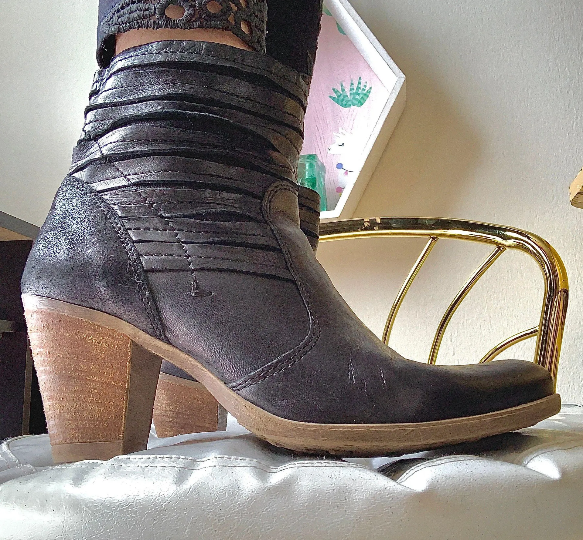 Black Heeled Booties  - Image 5