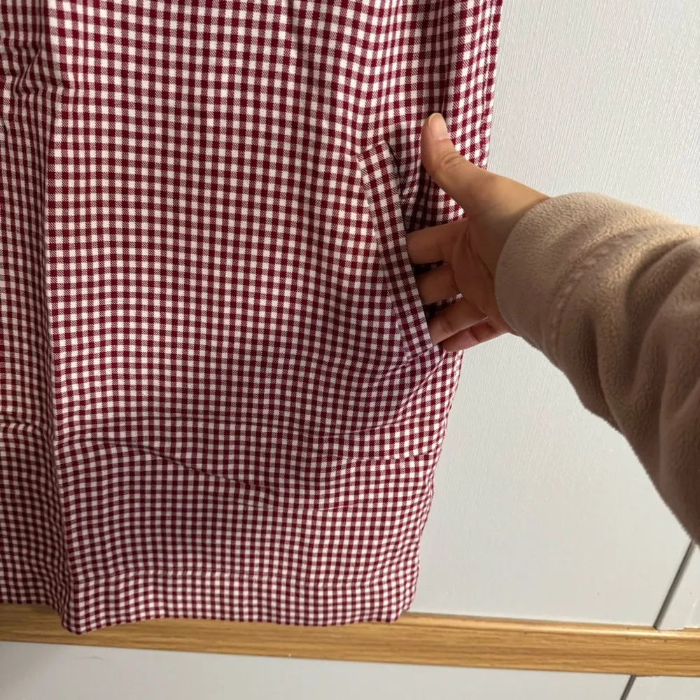 Madewell  Gingham Plaid Dress Size XS - Image 5